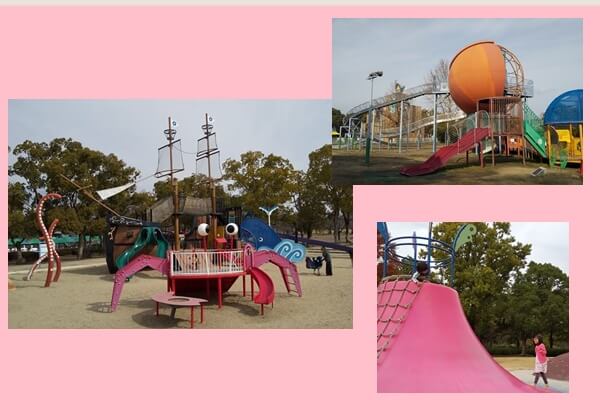 万博公園の色々な遊具