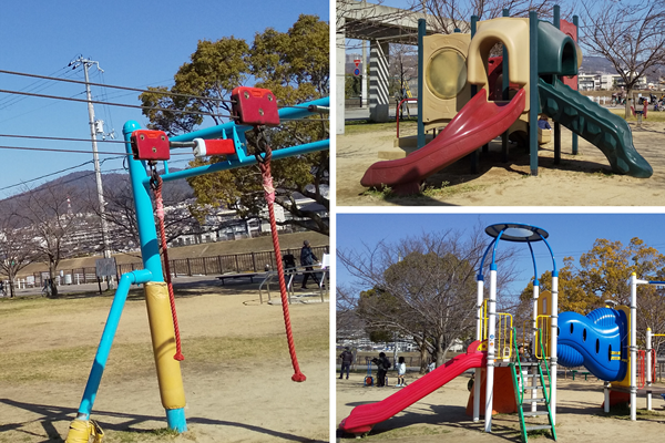 末広中央公園 遊具 いろいろ