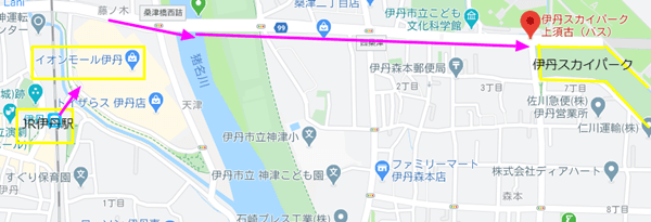 スカイパーク JR伊丹 徒歩